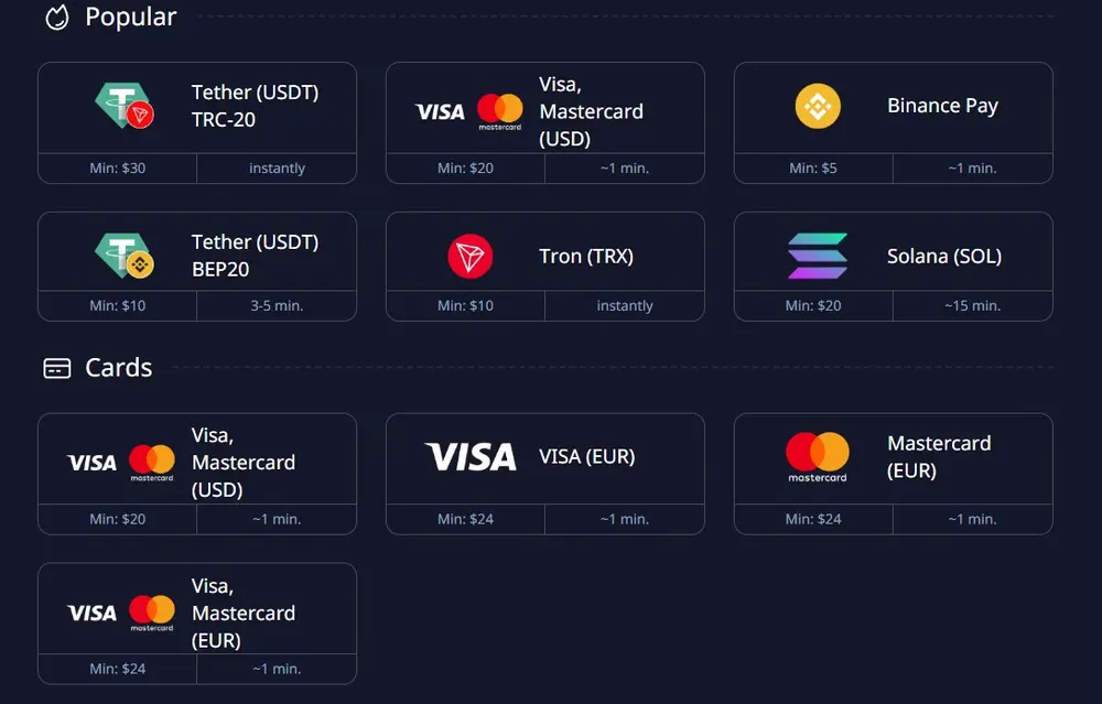 Pocket Option Deposit Methods